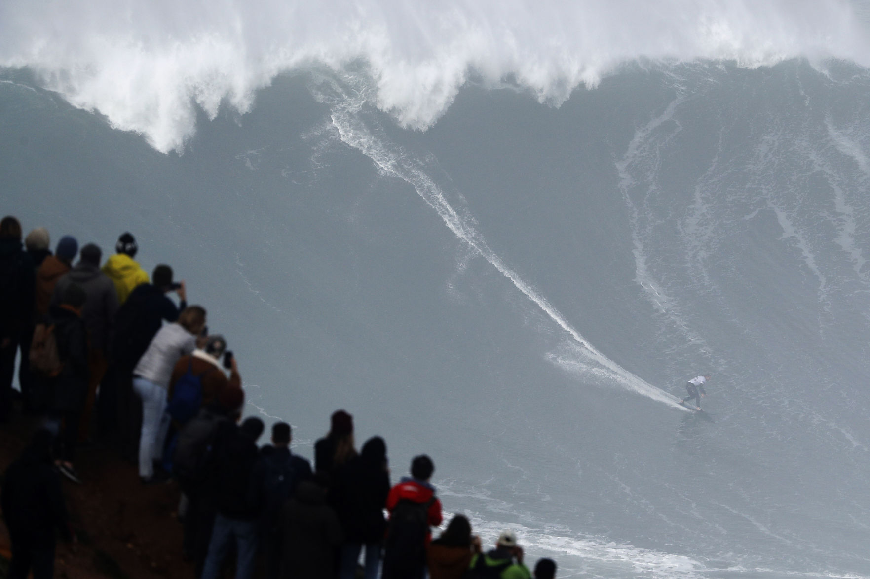 APTOPIX Portugal Big Wave Surf
